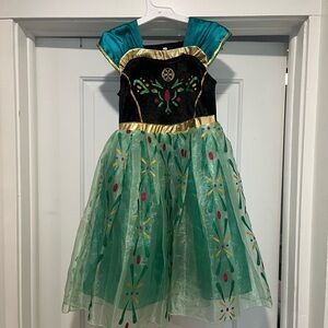 Enchanting Green and Gold Kids Costume